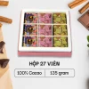 HỘP SÔ-CÔ-LA 100% CACAO (27 viên - 135g)