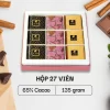 HỘP SÔ-CÔ-LA 65% CACAO (27 viên - 135g)