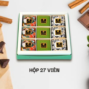 HỘP SÔ-CÔ-LA 65% CACAO (27 viên - 135g)