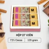 HỘP SÔ-CÔ-LA 72% CACAO (27 viên - 135g)