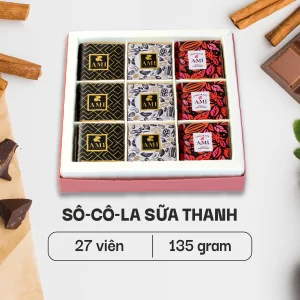 HỘP SÔ-CÔ-LA SỮA (27 viên - 135g)