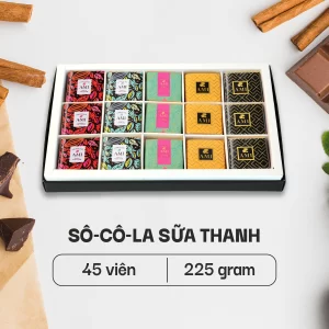 HỘP SÔ-CÔ-LA SỮA (45 viên - 225g)