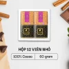 SÔ-CÔ-LA 100% CACAO (Mẫu 6) (12 viên - 60g)