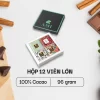 SÔ-CÔ-LA 100% CACAO (Mẫu 7) (12 viên lớn - 96g)