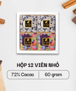 SÔ-CÔ-LA 72% CACAO (Mẫu 6) (12 viên - 60g)