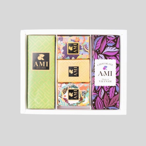 SÔ-CÔ-LA 82% CACAO (Mẫu 5) (4 thanh 9 viên - 194g)