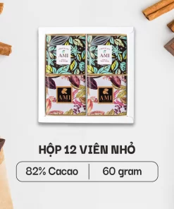 SÔ-CÔ-LA 82% CACAO (Mẫu 6) (12 viên - 60g)