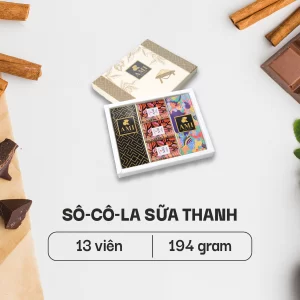 SÔ-CÔ-LA SỮA (Mẫu 5) (4 thanh 9 viên - 194g)