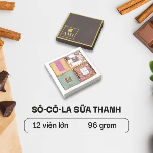 SÔ-CÔ-LA SỮA (Mẫu 7) (12 viên lớn – 96g)