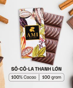 SÔ-CÔ-LA THANH 100% CACAO (100g)