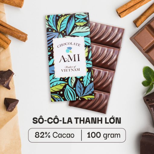SÔ-CÔ-LA THANH 82% CACAO (100g)