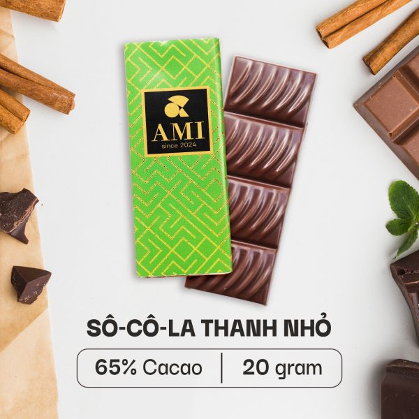 SÔ-CÔ-LA THANH NHỎ 65% CACAO (20g)