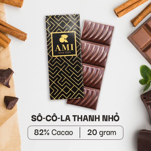 SÔ-CÔ-LA THANH NHỎ 82% CACAO (20g)